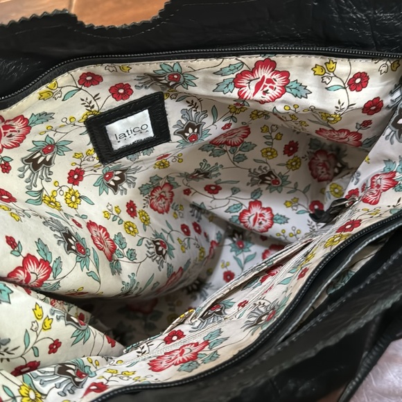 Latico Leather Zip Closure Tote - Picture 3 of 4